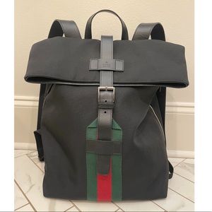 Gucci Techno Canvas Backpack